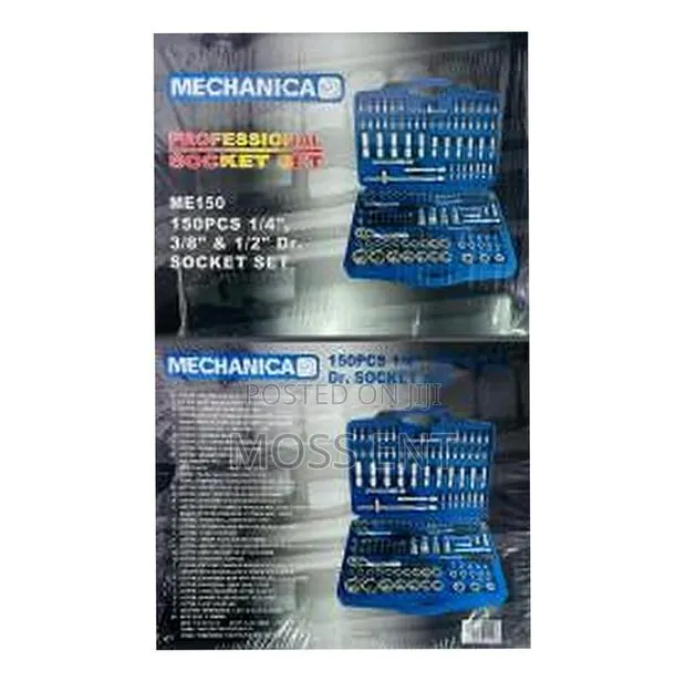 150pcs 1/4inch 3/8inch 1/2inch Dr Socket Set Mechanica - Me150 · Photo 1