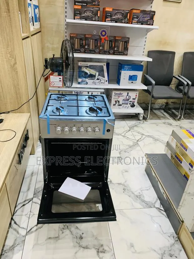 Quality Sleek Sliver Gas Cooker Oven 4b 50/50 Volcano · Photo 1