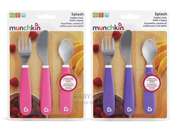 Munchkin Toddler Fork, Knife and Spoon · Photo 1