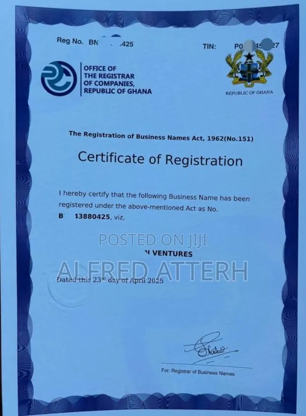 Business Registration · Photo 1