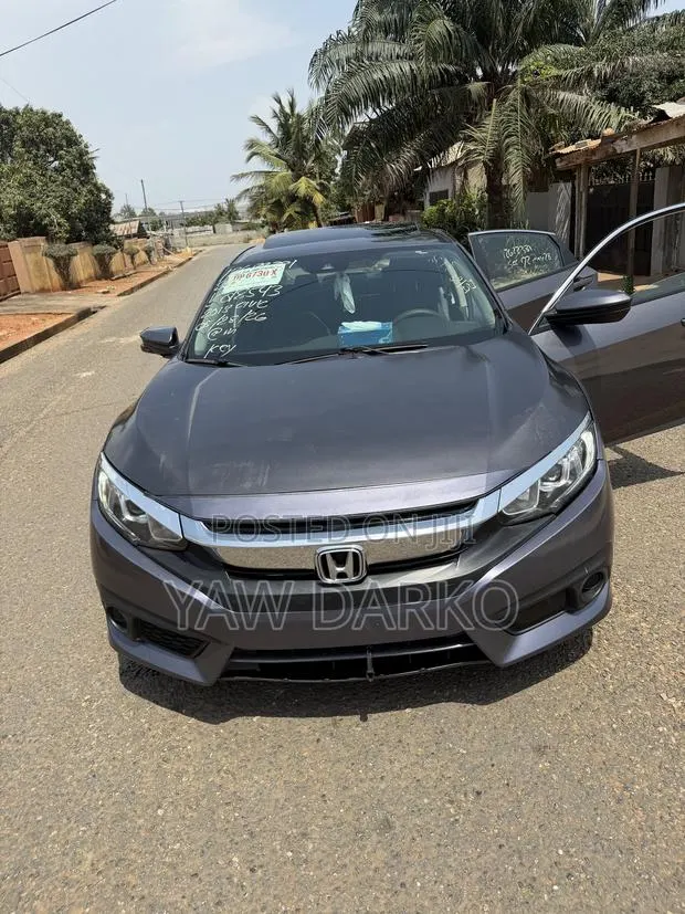 Honda Civic EX Sedan 2018 Gray · Photo 1