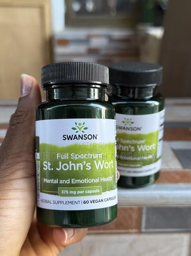 Swanson, Full Spectrum St. John's Wort, 375mg, 60 Capsules · Photo 1