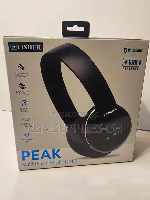 Fisher Peak Wireless Headphones From Usa · Photo 1