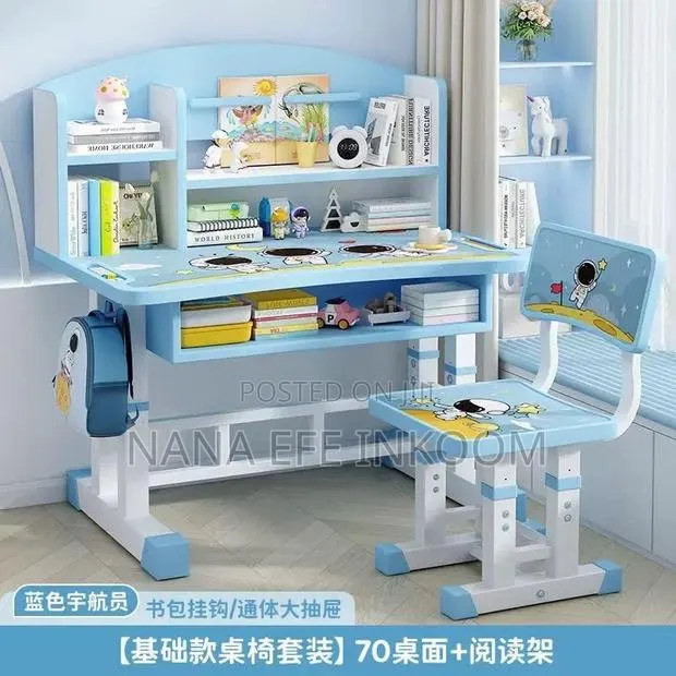 Luxury and Comfort Kids Learning Desk With a Chair. · Photo 1