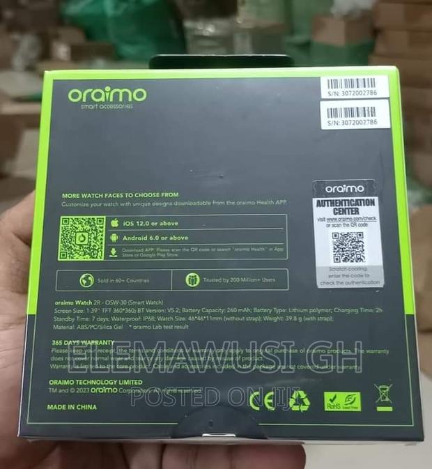 Oraimo Watch 2R Smart Watch BT Calling · Photo 4