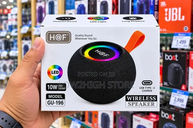 H at F GU-196 10W HD Bass Bluetooth Speaker - Low2High · Photo 1