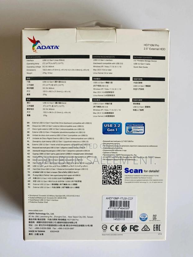 Adata Hd 710m Pro External Hard Drive 1tb With Shock Proof · Photo 3
