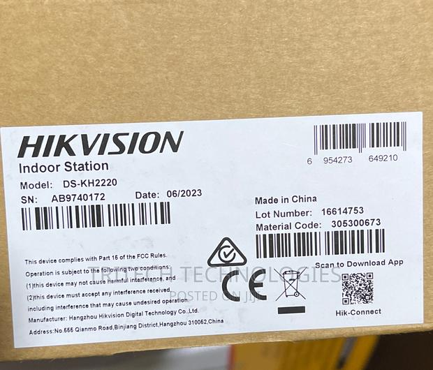 Hikvision Video Door Phone Intercom Indoor Station · Photo 3
