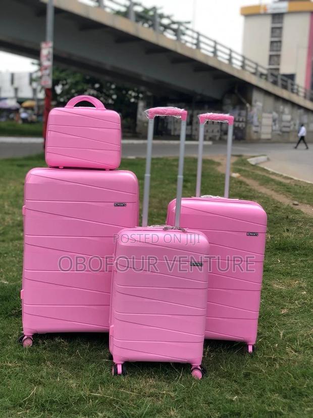 4piece Sets Luggage Expandable Suitcase Luggage Set Tsa Lock (Pink) · Photo 2