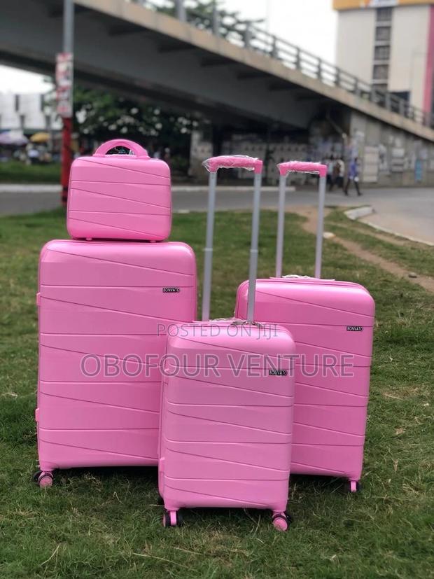 4piece Sets Luggage Expandable Suitcase Luggage Set Tsa Lock (Pink) · Photo 3