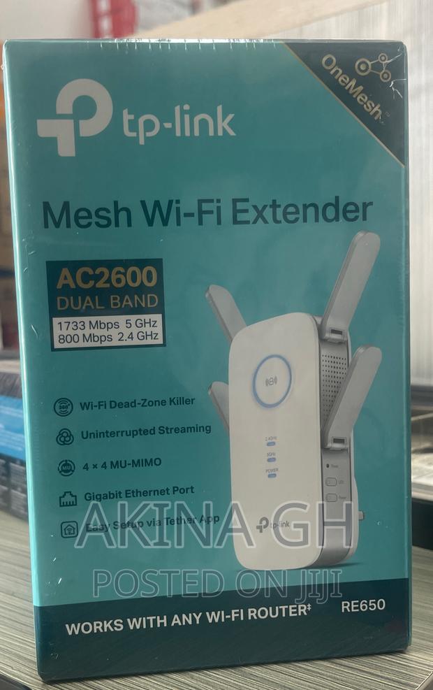 Tp-Link Re650 Mesh Wifi Extender Re650 Range Extender · Photo 1