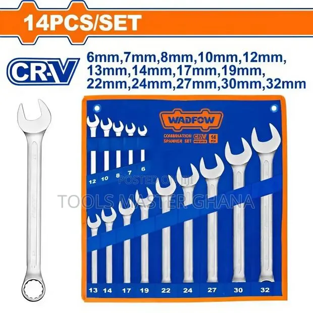 14 Pcs Combination Spanner Set - Wsp1m14 · Photo 1