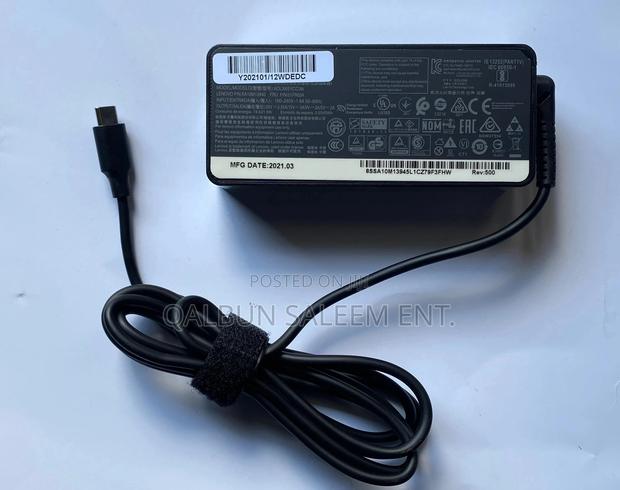 Original Lenovo Type-C 65W Laptop Charger · Photo 1