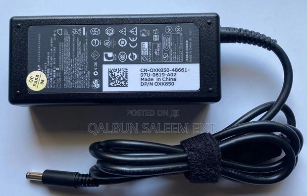 Original New Dell Small Pin Adapter 19.5V 3.3A 65W · Photo 1