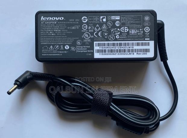 Original Lenovo Small Pin 65W Laptop Adapter 20V 3.25A · Photo 1