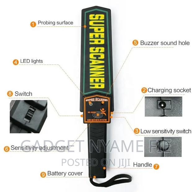 Battery Operated Handheld Security Metal Detector · Photo 3