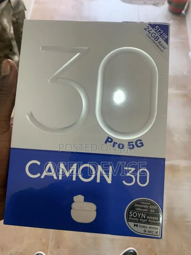 New Tecno Camon 30 Pro 5G 512 GB Black · Photo 1