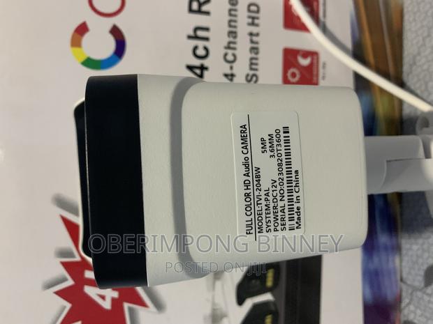 CCTV 5mp Full Colored Audio Analog 4 Channel KIT Camera · Photo 7