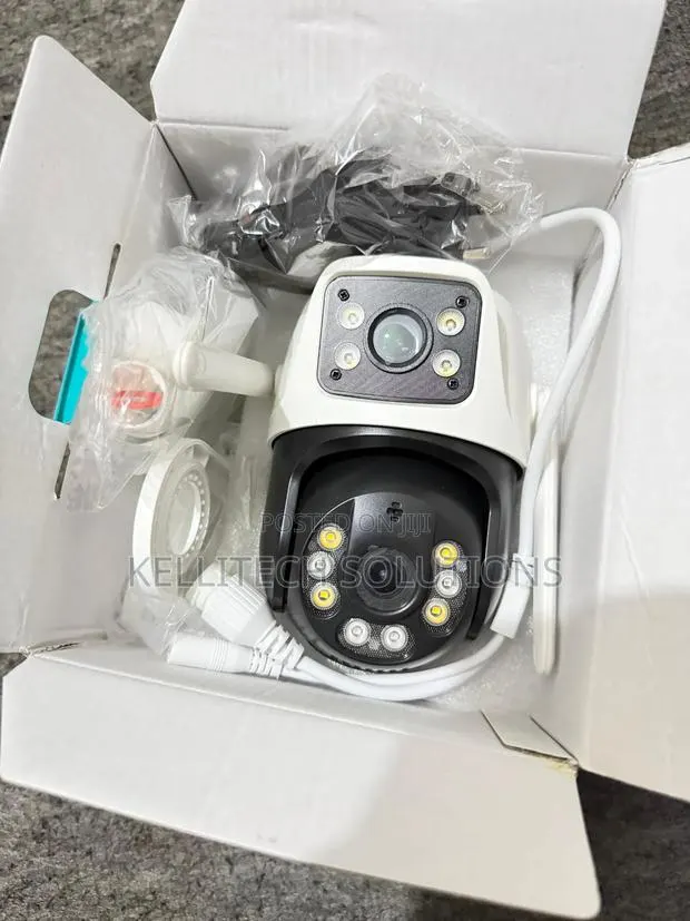 Latest Dual Lens Security Camera 8mp CCTV Icsee App · Photo 1