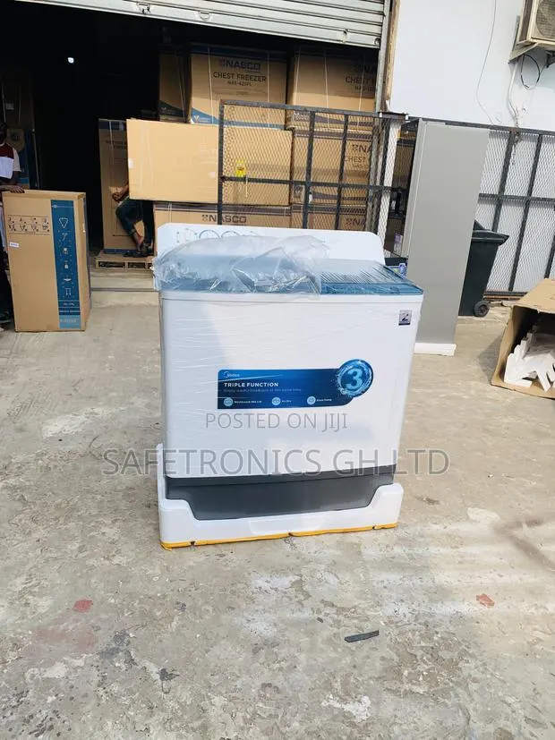 Super Sleek Midea 18kg Twin Tub Washing Machine Mt100w180/Wg-7 · Photo 1
