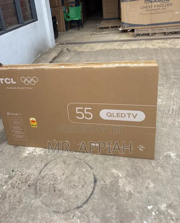 Super Affordable TCL 55” Qled Smart Screen Television(Black) · Photo 1