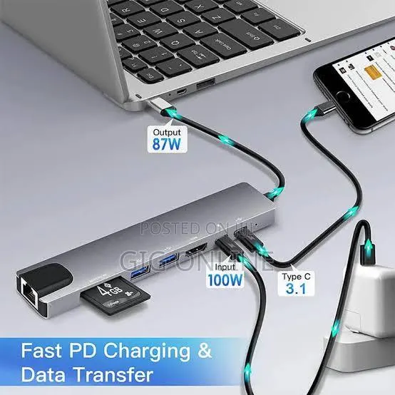 8-in-1 USB Type-C Hub With HDMI · Photo 1