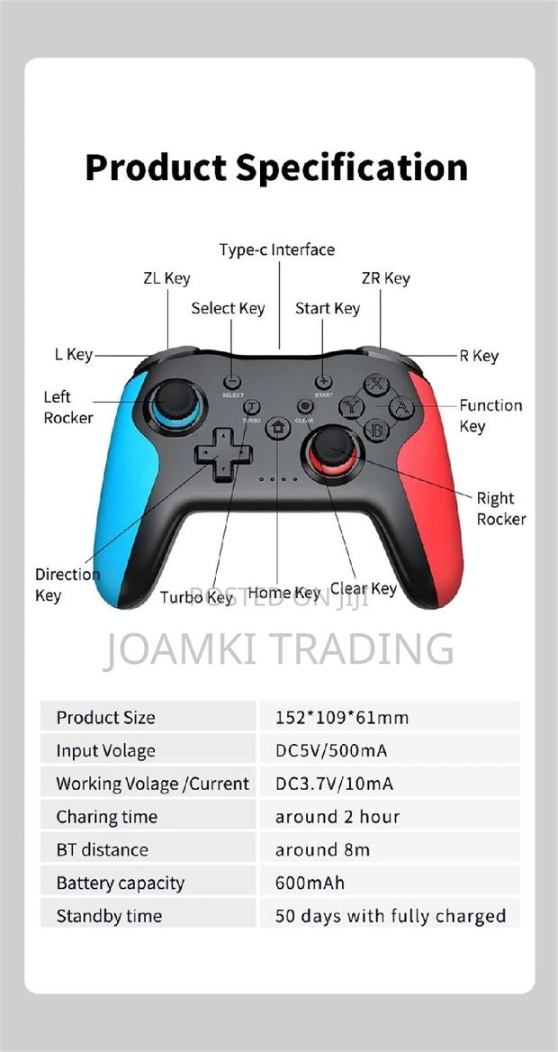 Wireless Controller Bluetooth Gamepad Nintendo, Ps3, Pc Etc · Photo 8