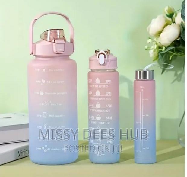 3pcs Bottles With Motivational Time Marker · Photo 4
