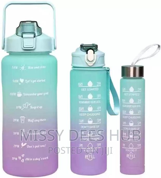 3pcs Bottles With Motivational Time Marker · Photo 6