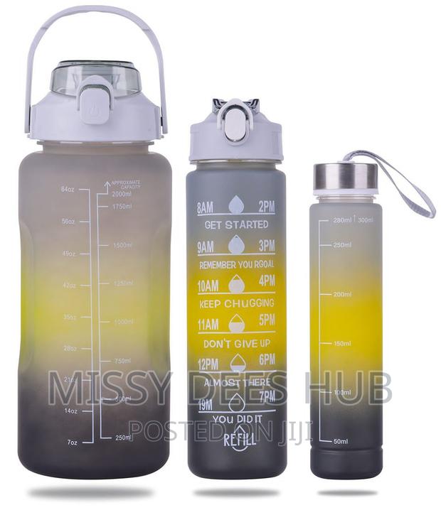 3pcs Bottles With Motivational Time Marker · Photo 7