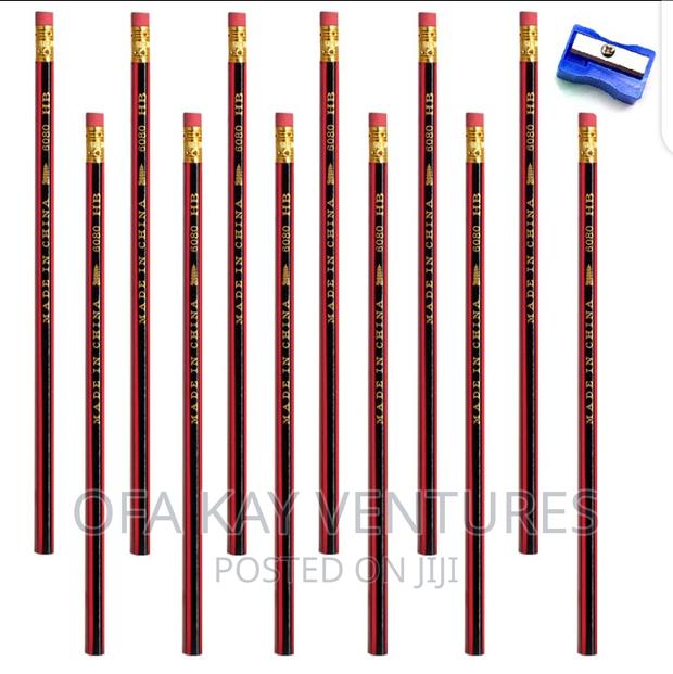 12pcs HB Pencil With Eraser And Sharpener · Photo 1