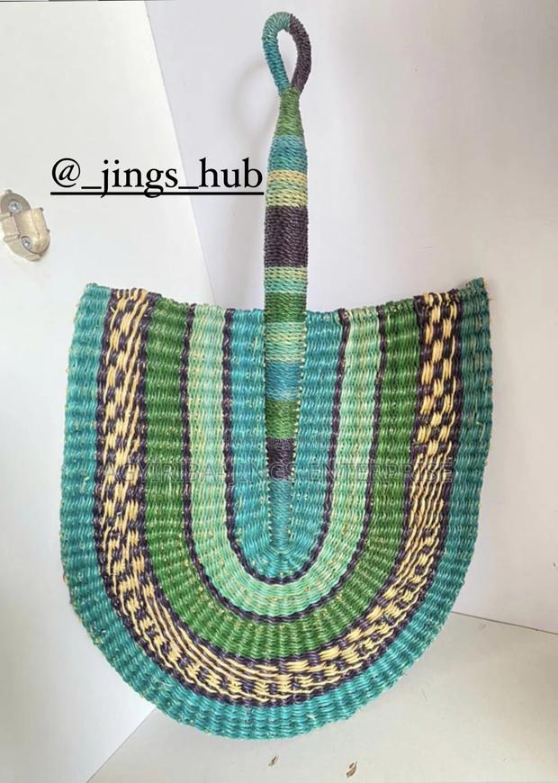 Bolga Handwoven Bridal Fan · Photo 2