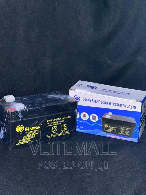 12V 1.3AH Rechargeable Sealed Lead-Acid Battery · Photo 1