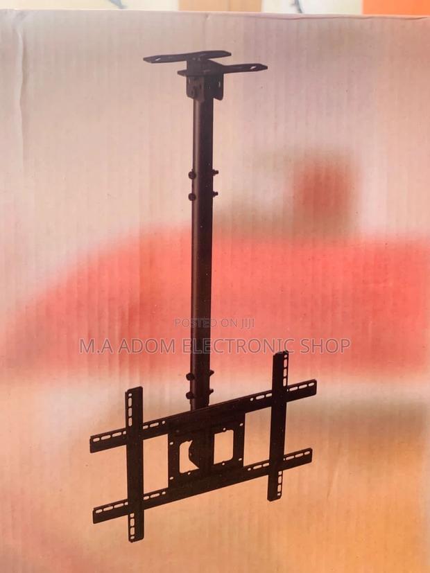 Elegant Black Ceiling Wall Mount for 32” to 75” Tv · Photo 1