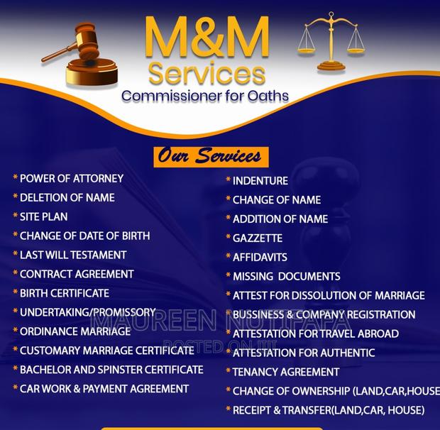 Commissioner of Oath / Notary Public