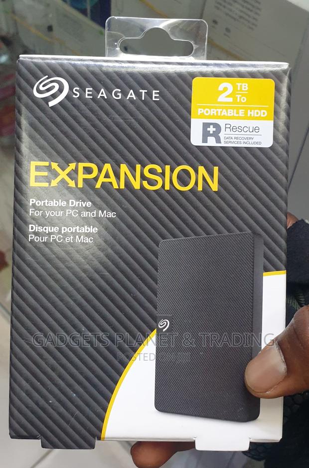 Seagate Portable External Hard Drive (Rescue Plus) - 2TB · Photo 1