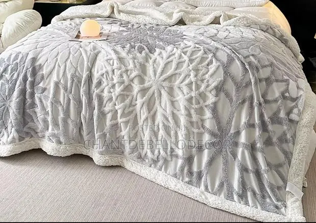 Elegant Design Comfy 450gsm Double Sided Sherpa Blanket 200x230cm · Photo 1