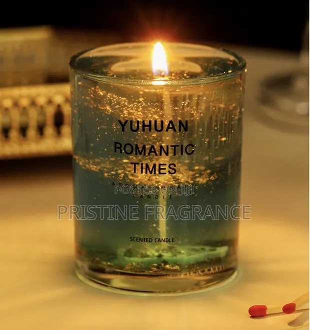 Lime Basil Aromatherapy Gel Candle · Photo 1