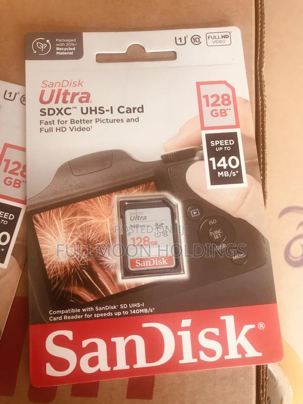 Quality 128gb Memory Card for Camera San Disk · Photo 2