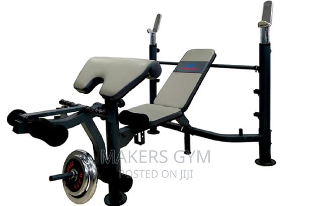 Adjustable Weight Bench Multi Gym Extension and Preacher Cur · Photo 1