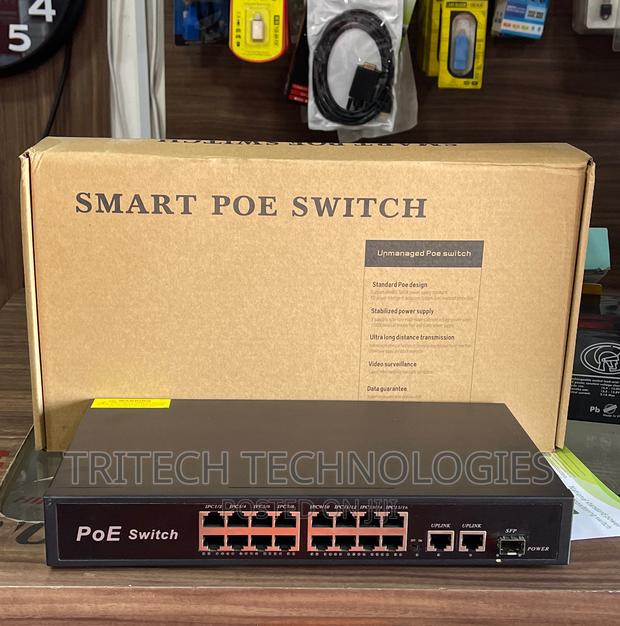 Poe Switch 16ports Smart Unmanaged · Photo 1