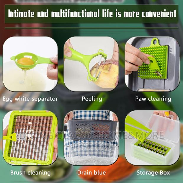 22-in-1 Multipurpose Vegies Chopper Veggie Mandoline Slicer · Photo 3