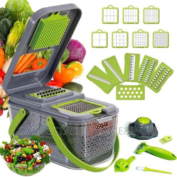 22-in-1 Multipurpose Vegies Chopper Veggie Mandoline Slicer · Photo 2