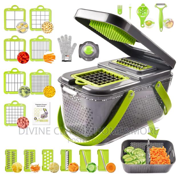 22-in-1 Multipurpose Vegies Chopper Veggie Mandoline Slicer · Photo 1