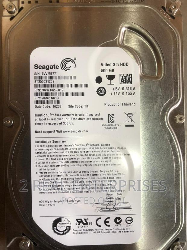 Genuine Seagate Internal Desktop Hard Disk 500GB · Photo 1