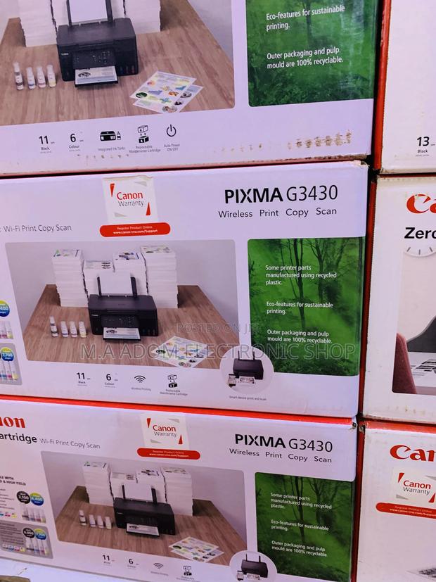 Canon 3430 Wireless Copy Print Scan All in Printer · Photo 1