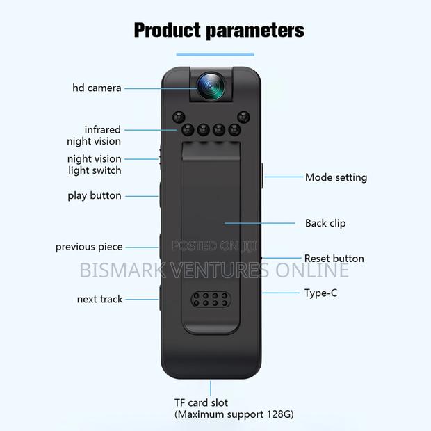 Mini Body Worn Spy Camera With LCD Screen · Photo 8