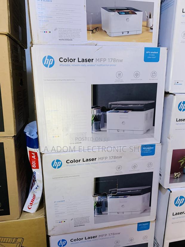 All in One Hp Color Black White Wireless Printer 178 Nw · Photo 1