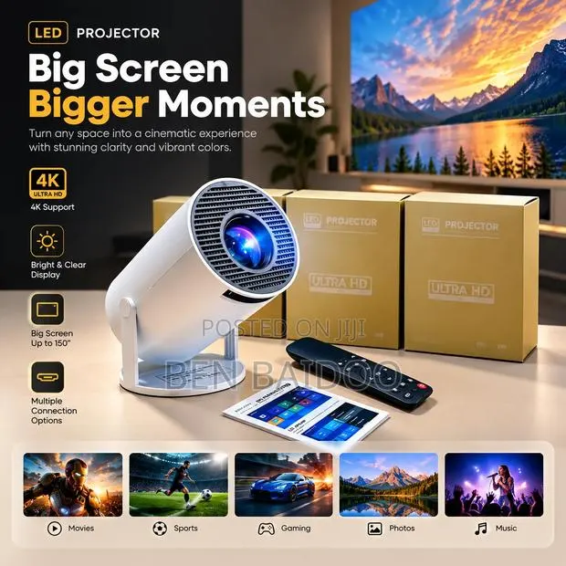 Ultra HD Smart Projector (Multiple Connection Options) · Photo 1