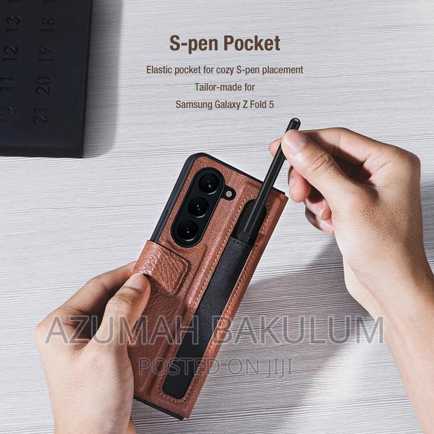 Samsung Galaxy Z Fold 5 Nillkin Aoge Leather Flip Case · Photo 1